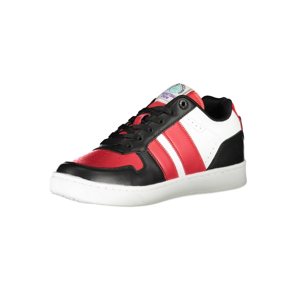 Schwarzer Polyester-Herren-Sneaker