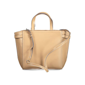 Braune Polyester Damen Handtasche