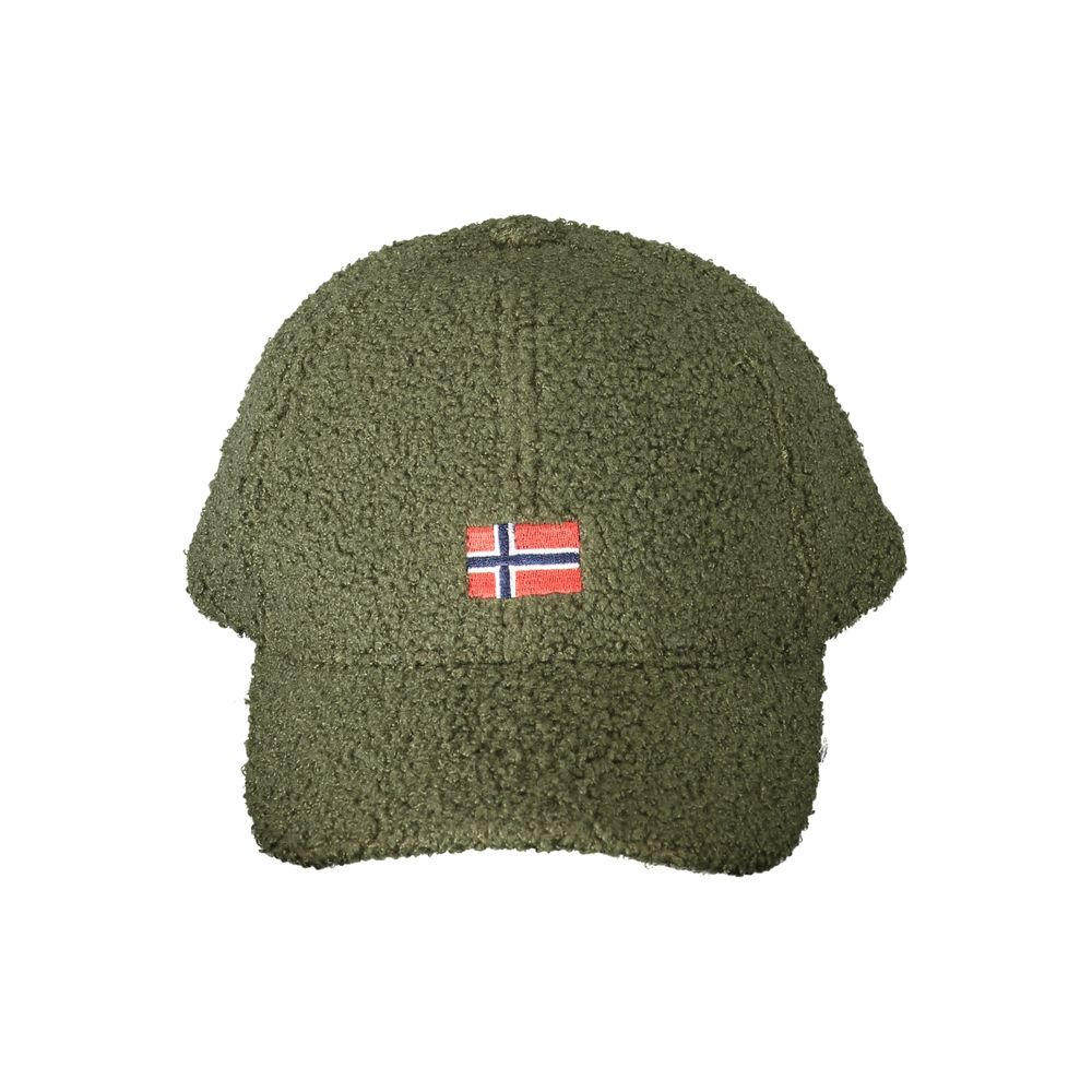 Grüne Polyester-Mütze für Herren