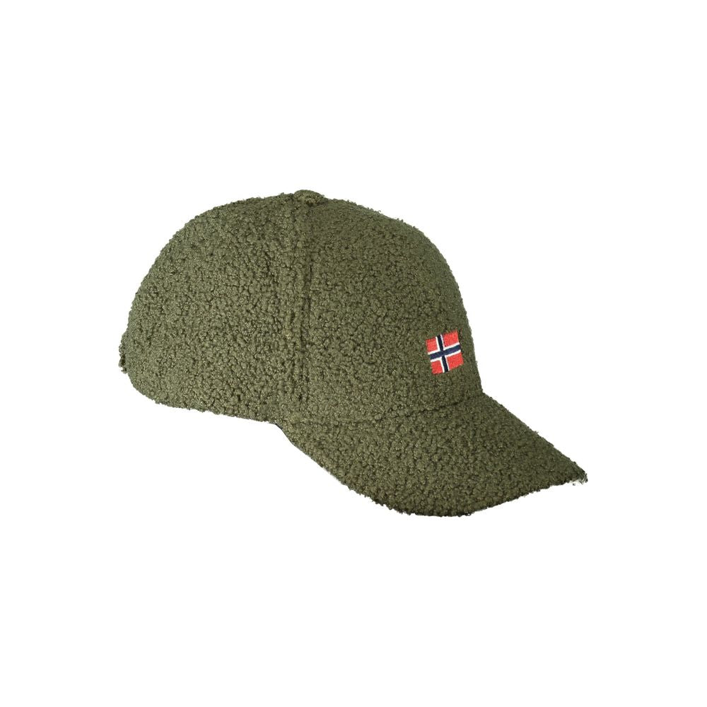 Grüne Polyester-Mütze für Herren