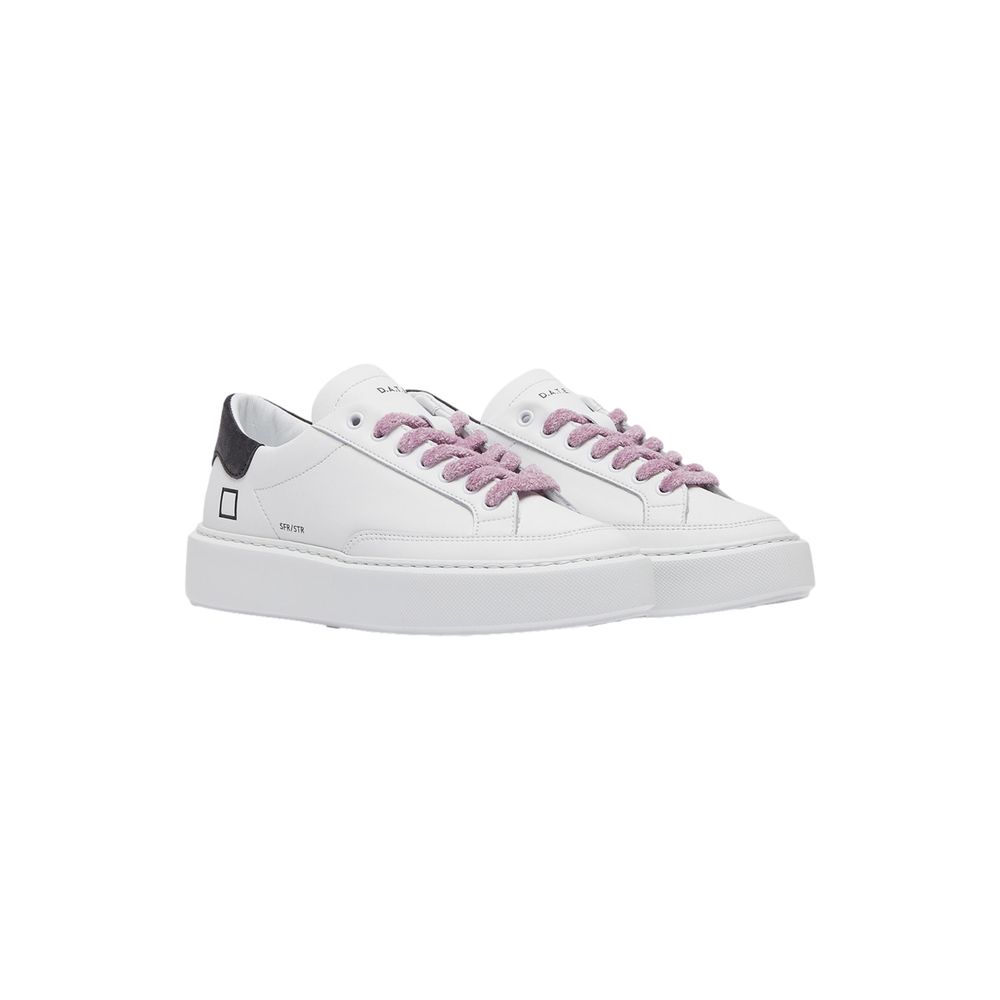 Beige Ledersneaker