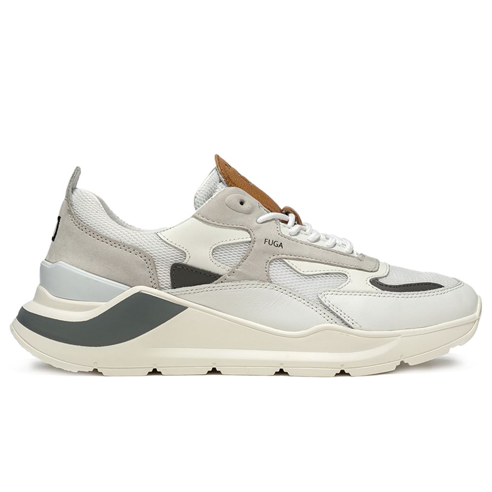 Weiße Ledersneaker