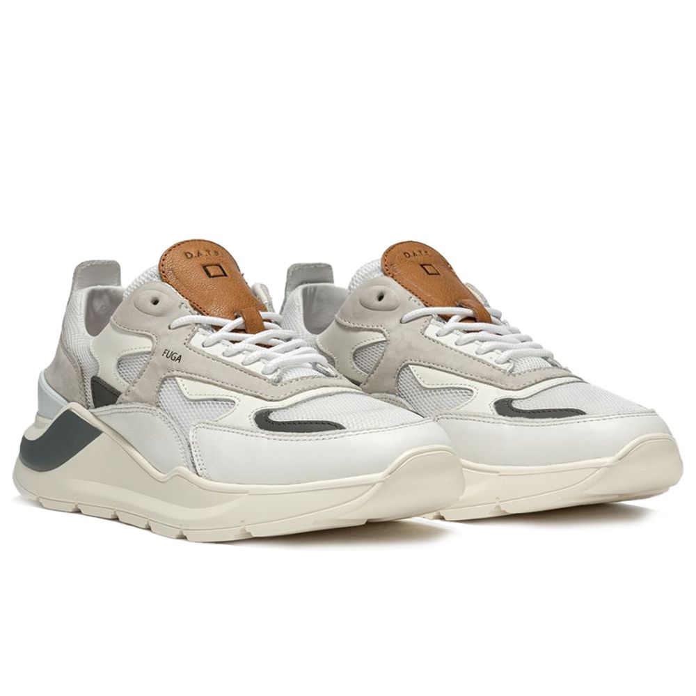 Weiße Ledersneaker