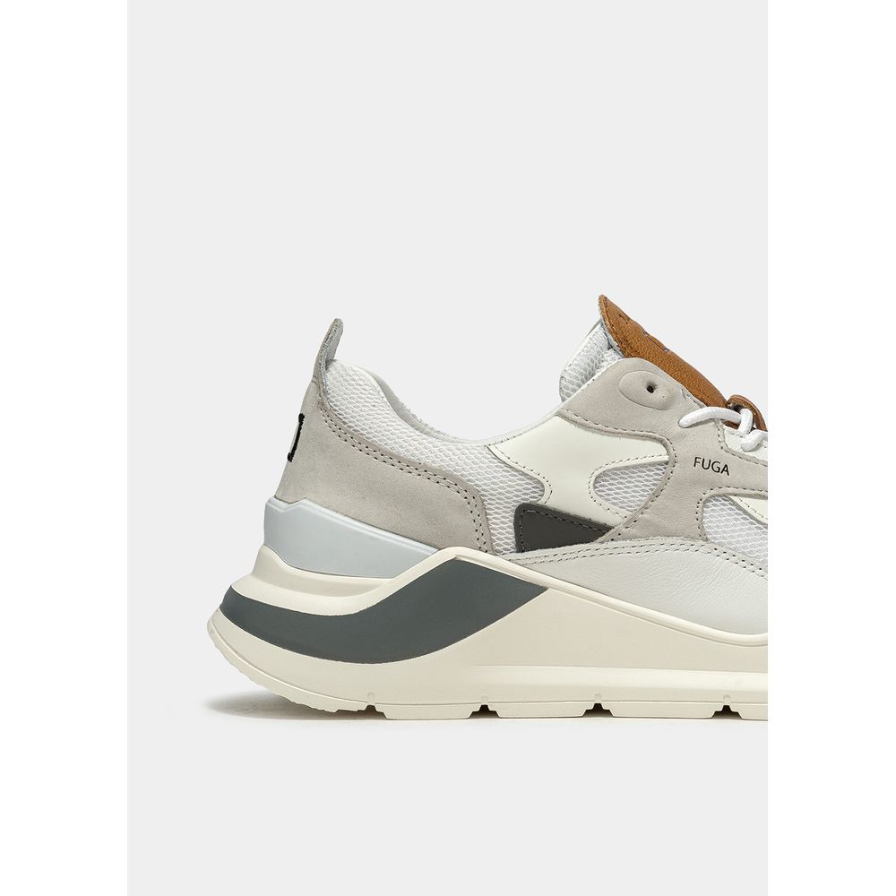 Weiße Ledersneaker