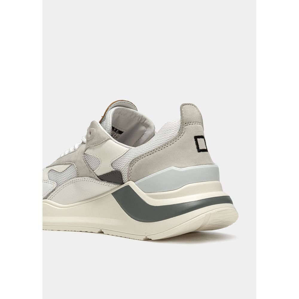 Weiße Ledersneaker