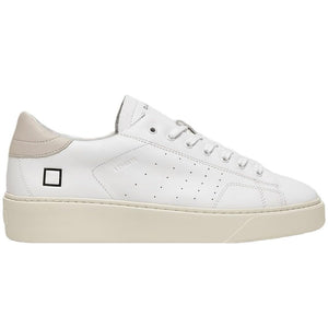 Weiße Ledersneaker