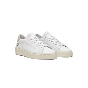 Weiße Ledersneaker