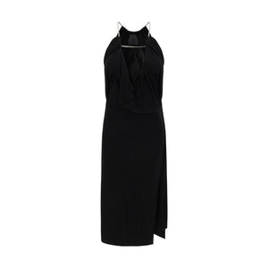 Midikleid mit Neckholder-Ausschnitt