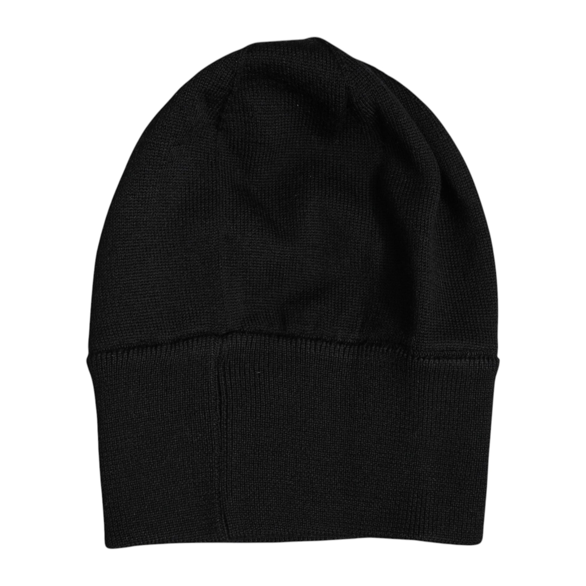 Schwarze #DGLOVESLONDON Strickmütze