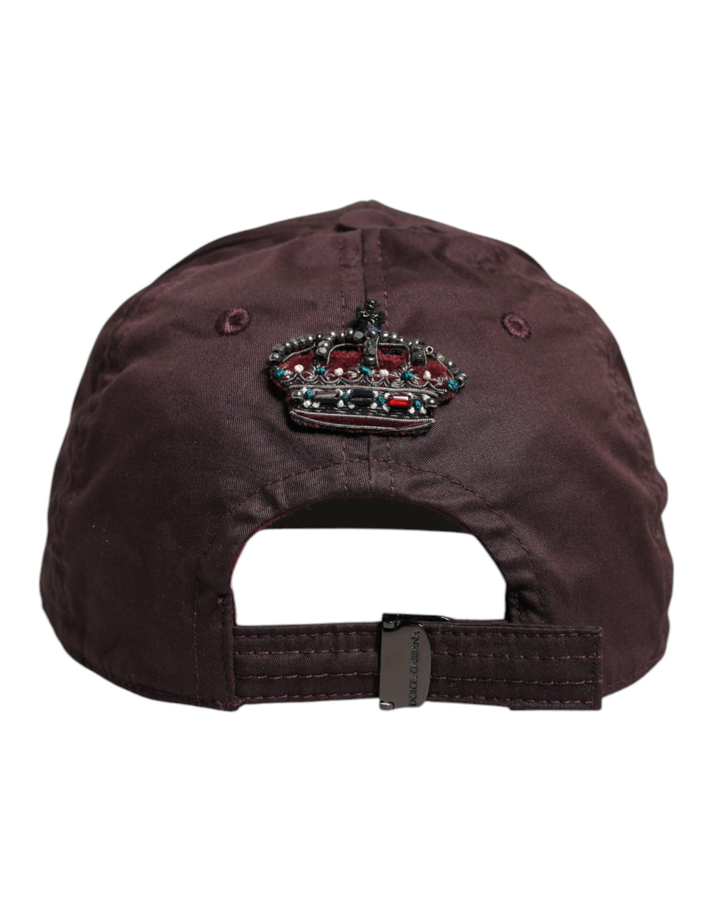 Braune Baseballkappe aus Baumwolle mit DG Crown und 6 Paneelen