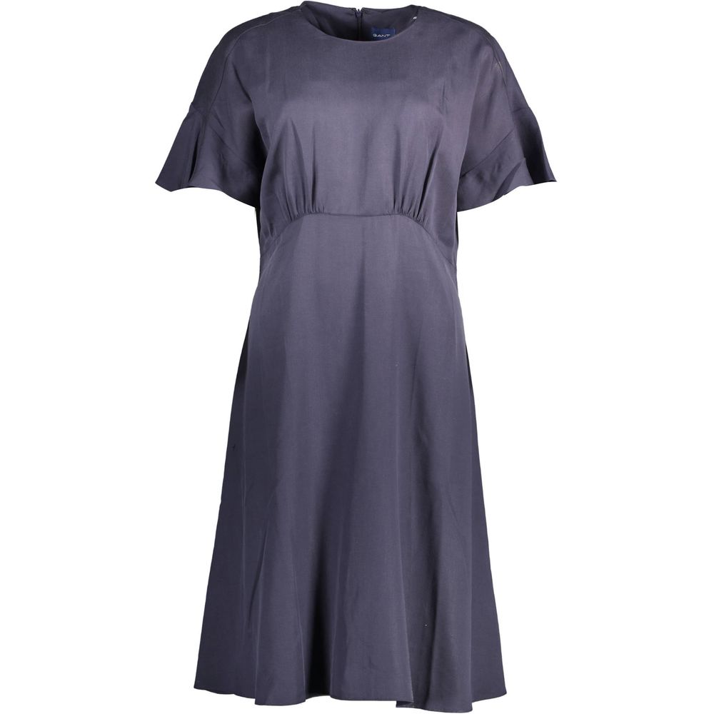 Blaues Lyocell-Damenkleid