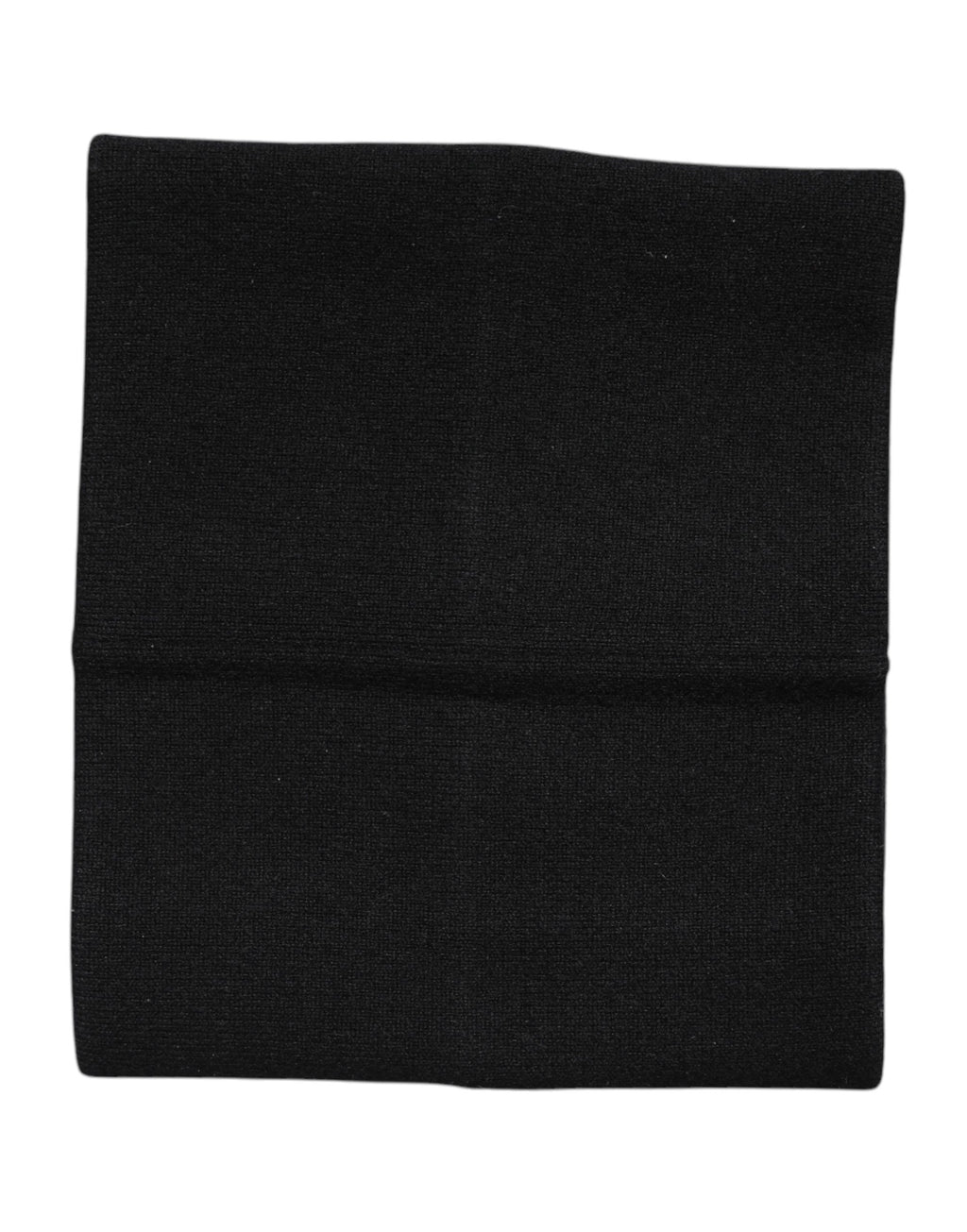 Schwarzer Kaschmir-Strick-Halswärmer-Foulard-Schal