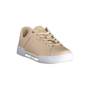 Rosa Leder Damen Sneaker