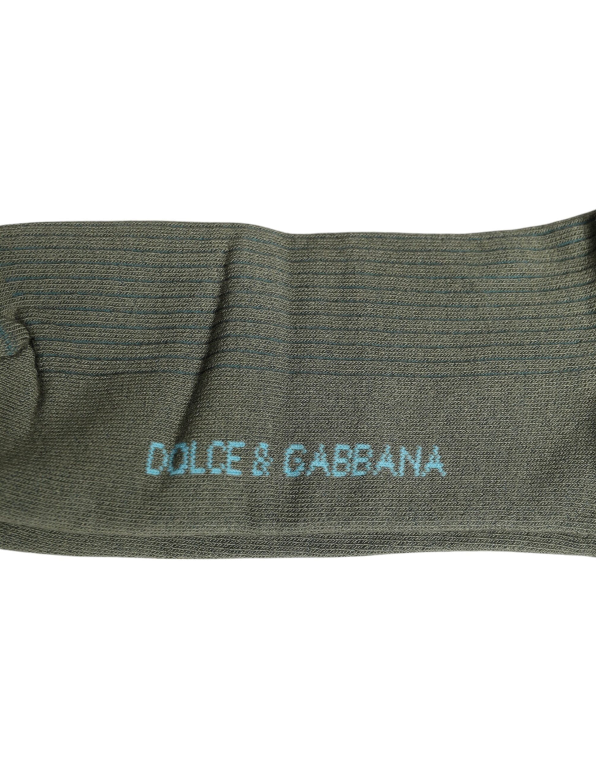 Graue Baumwollsocken mit DG-Bärenprint