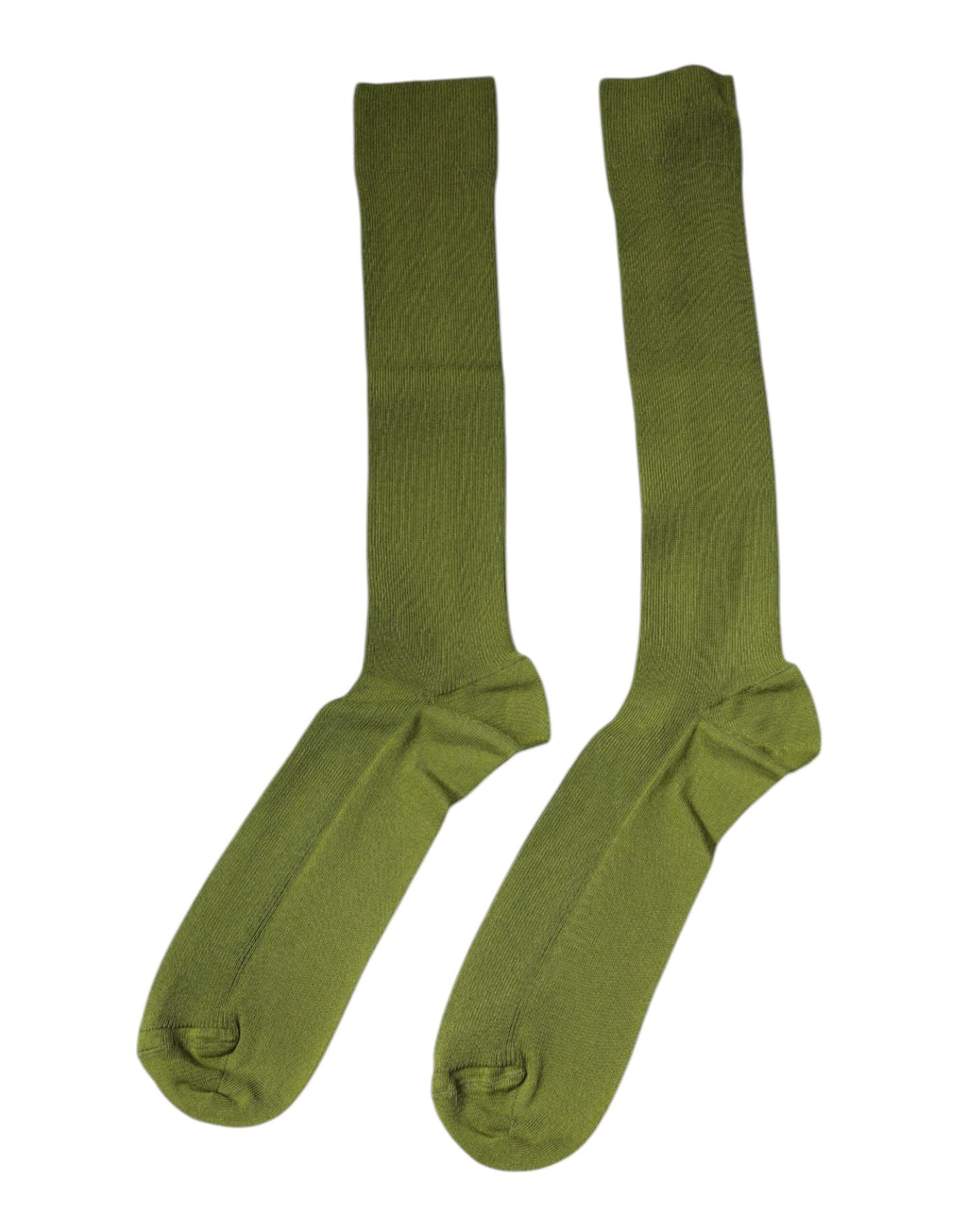 Grüne Wadensocken aus Baumwolle mit Logo