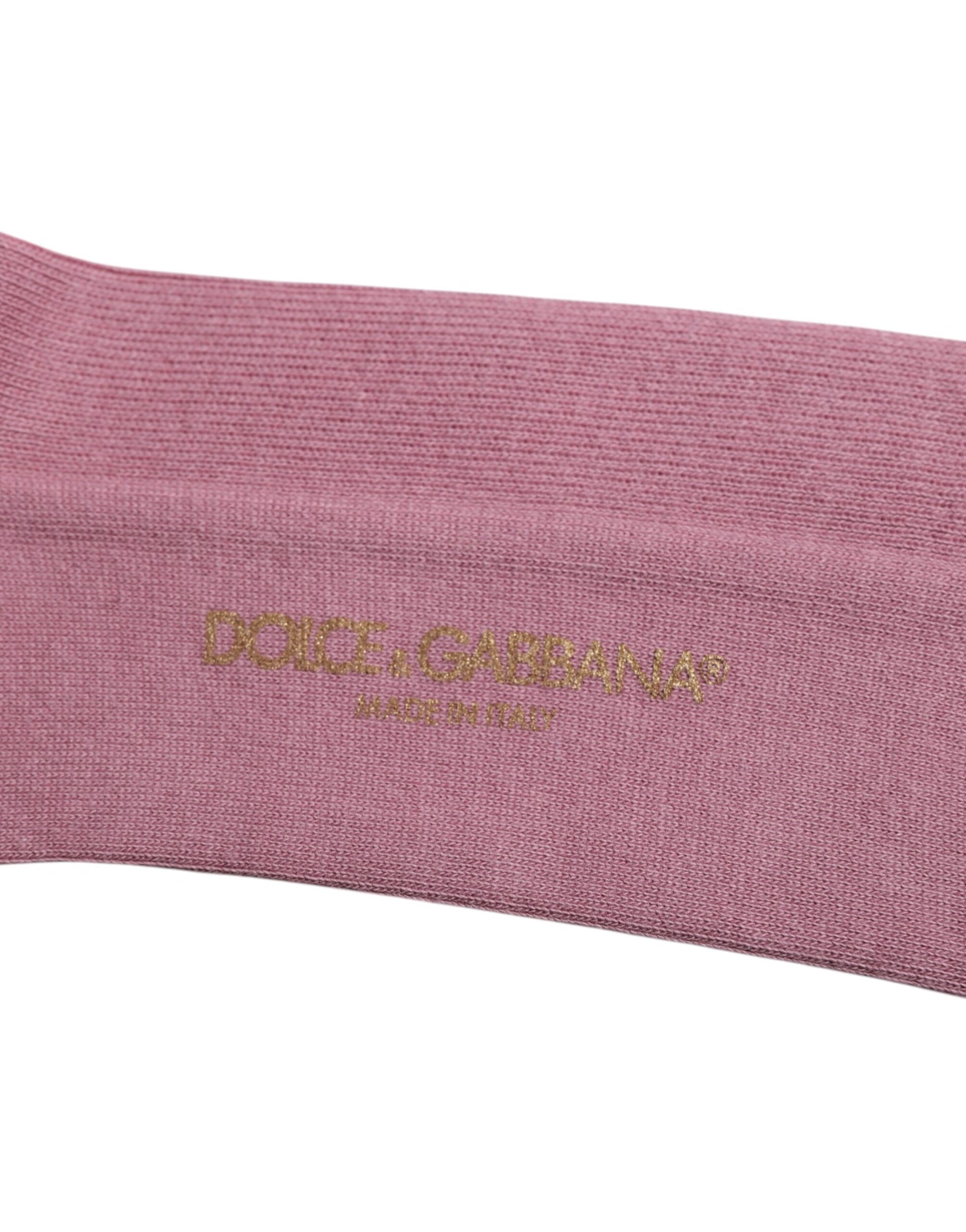 Wadensocken aus rosa Baumwolle