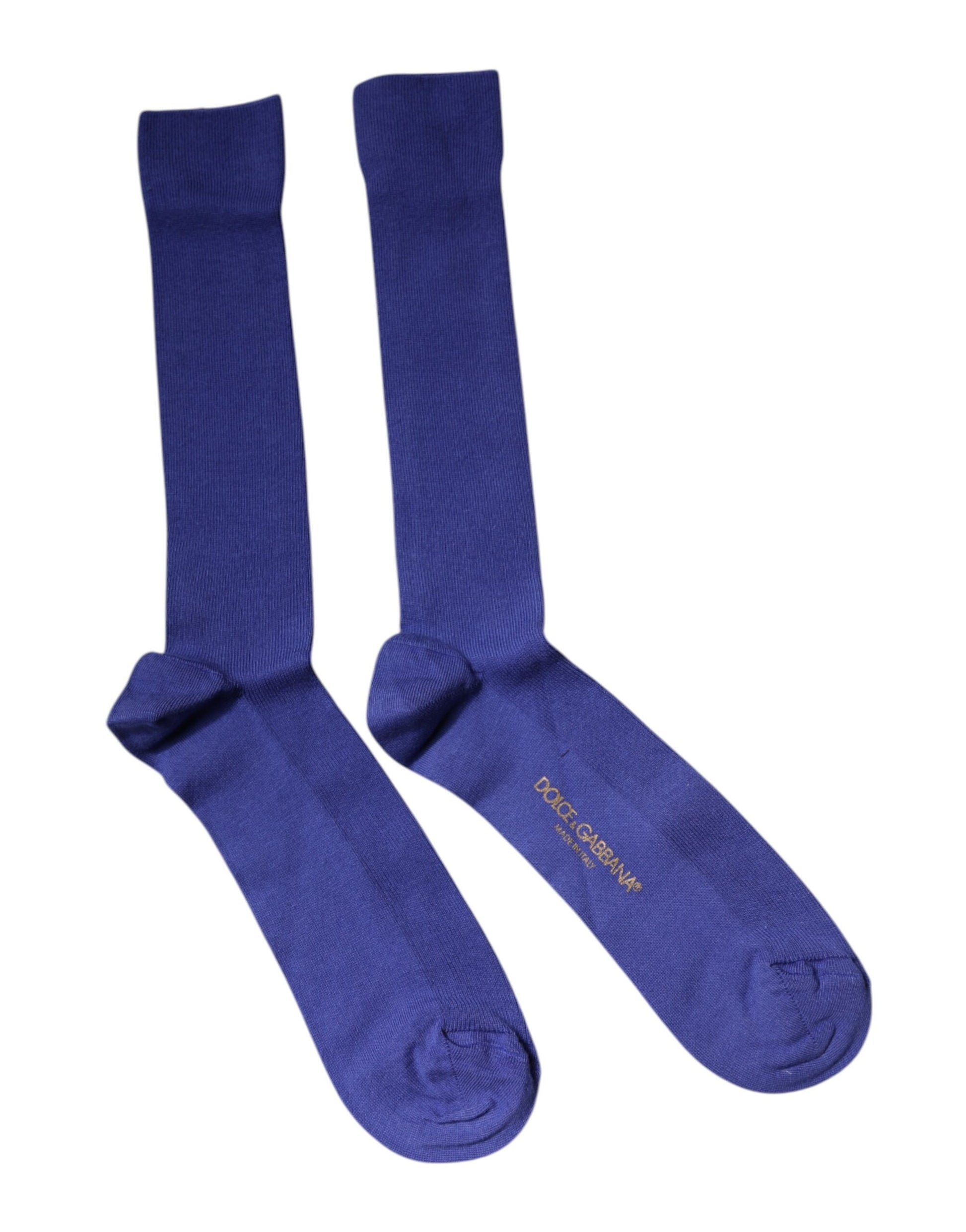Lilafarbene Wadensocken aus Baumwolle mit Logo