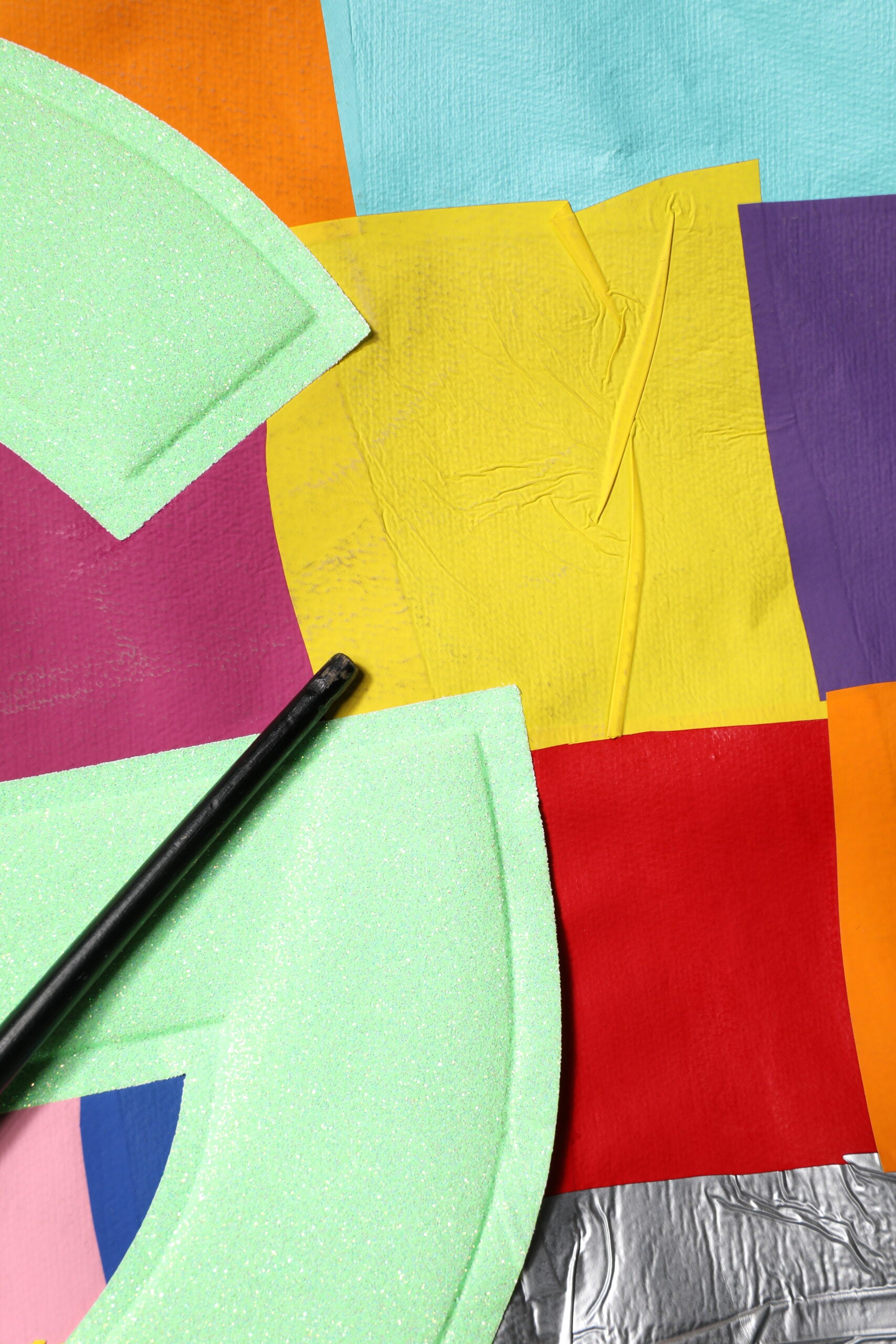 Mehrfarbige Herren-Bikerjacke aus Baumwolle mit durchgehendem Reißverschluss