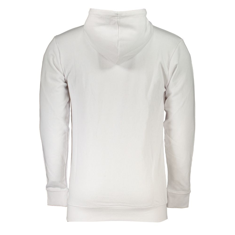 Weißer Baumwollpullover für Herren