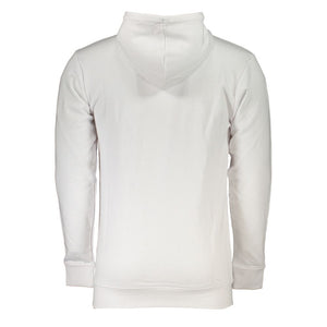Weißer Baumwollpullover für Herren