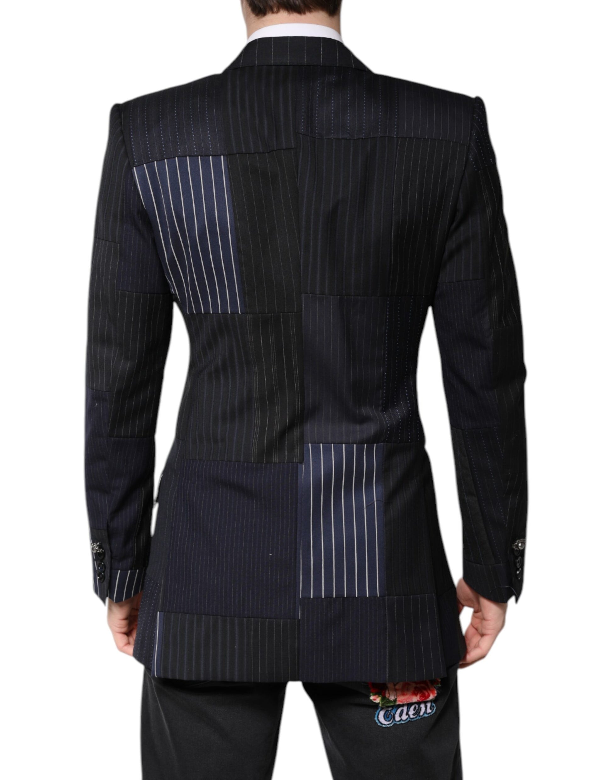 Dolce & Gabbana Multicolor Patchwork Jacket Coat Suit Blazer