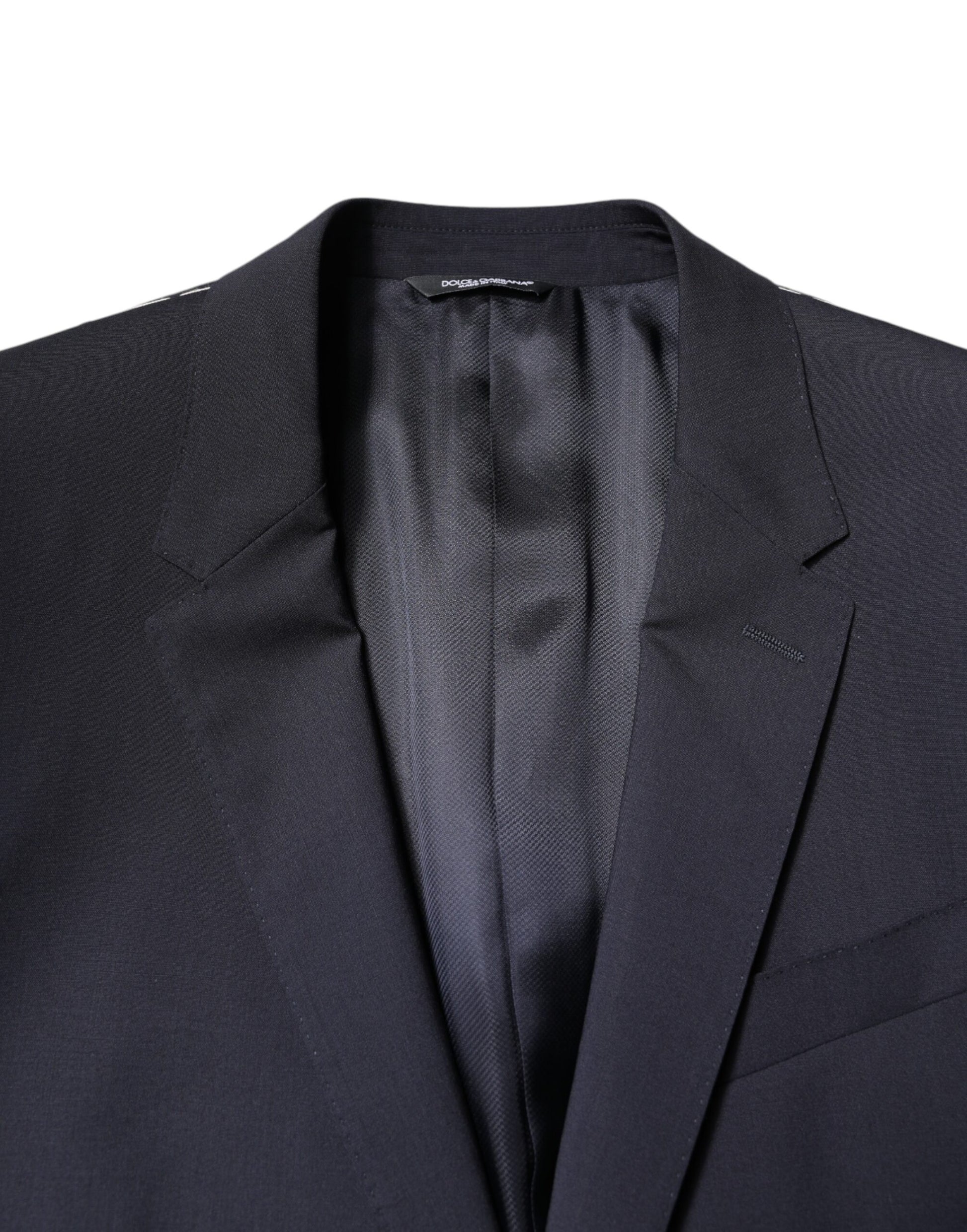 Schwarzer MARTINI Einreihiger Mantelblazer