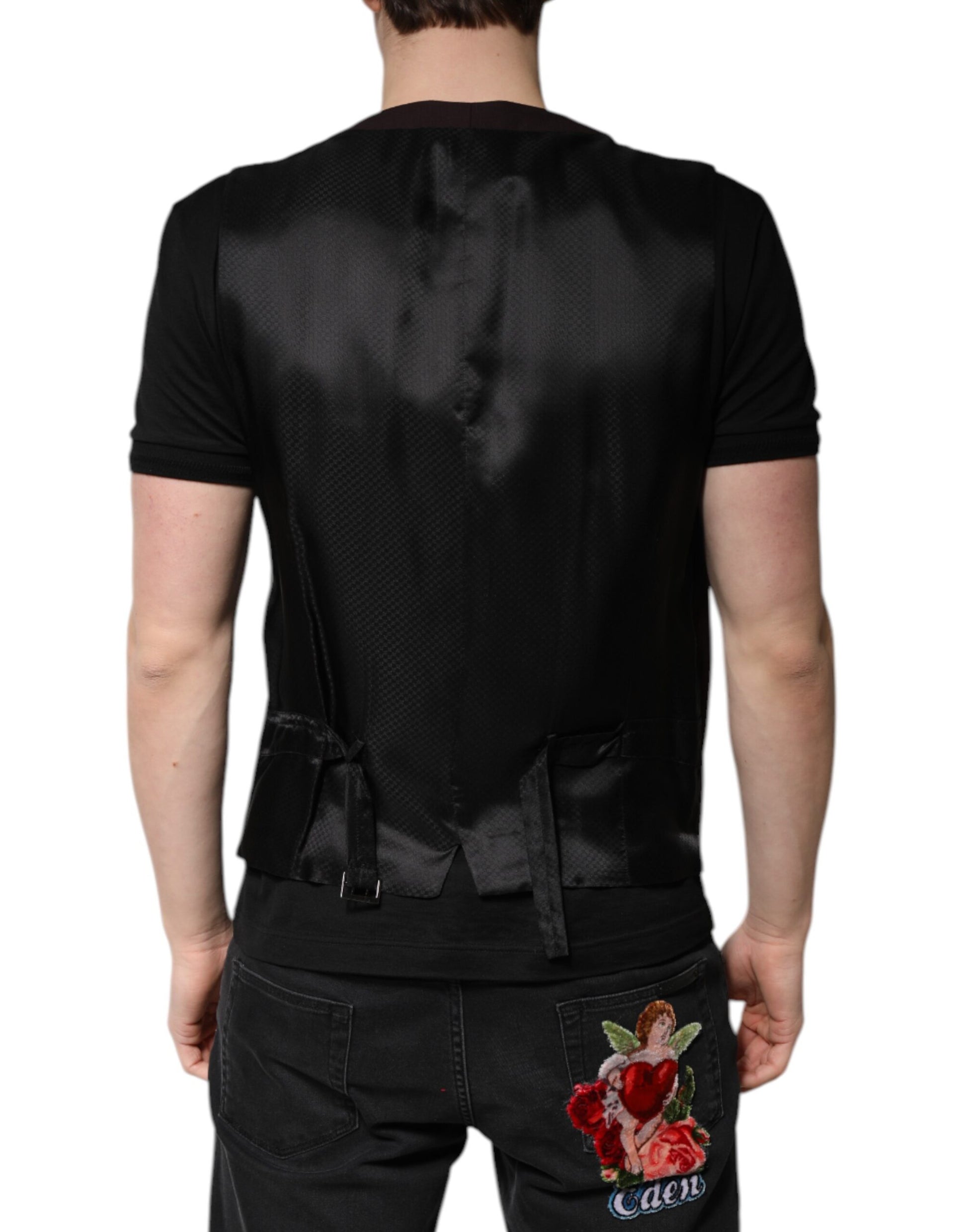 Kastanienbraune Wollweste, formelle Weste