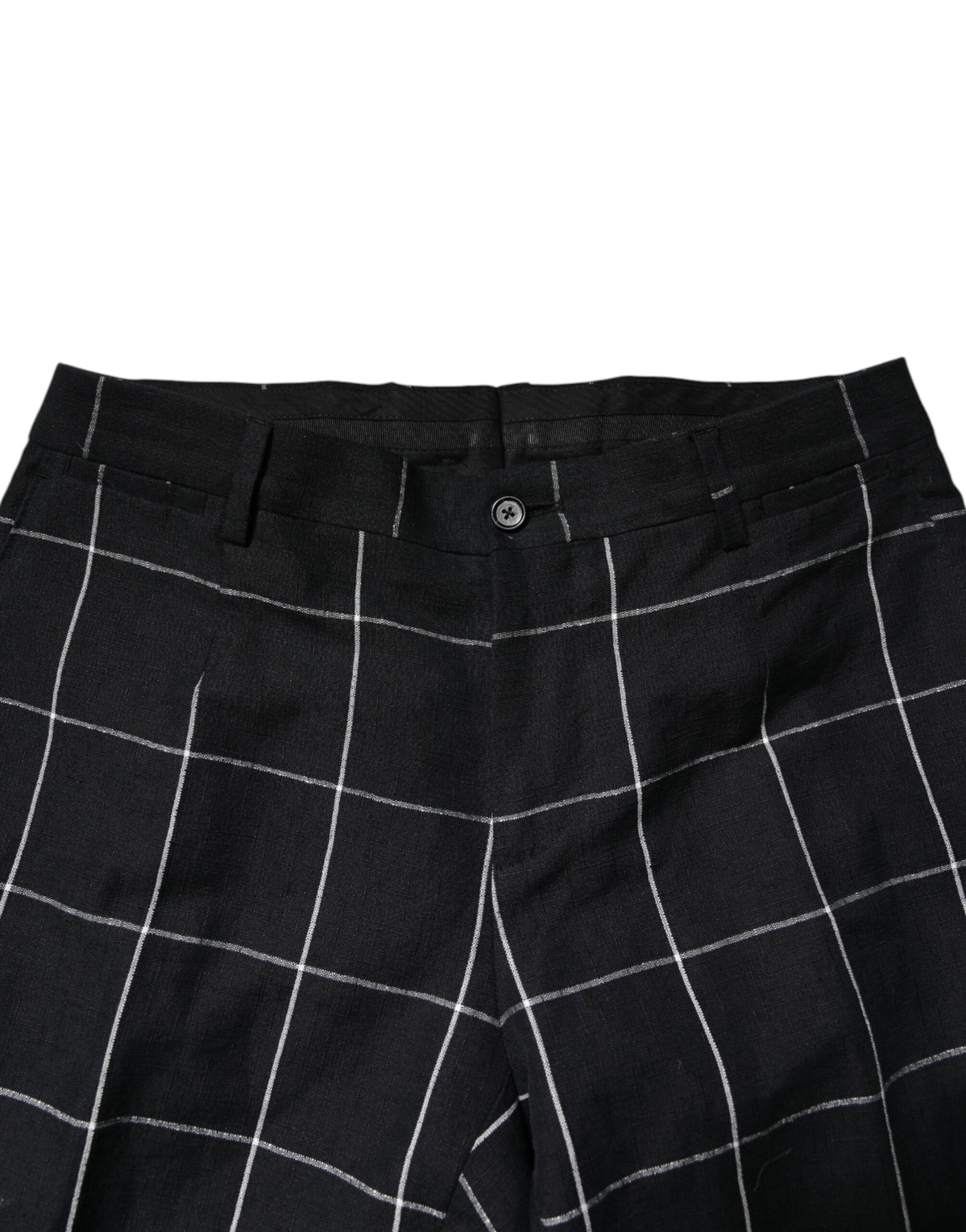 Dolce & Gabbana Black TAORMINA Double Breasted 2 Piece Suit