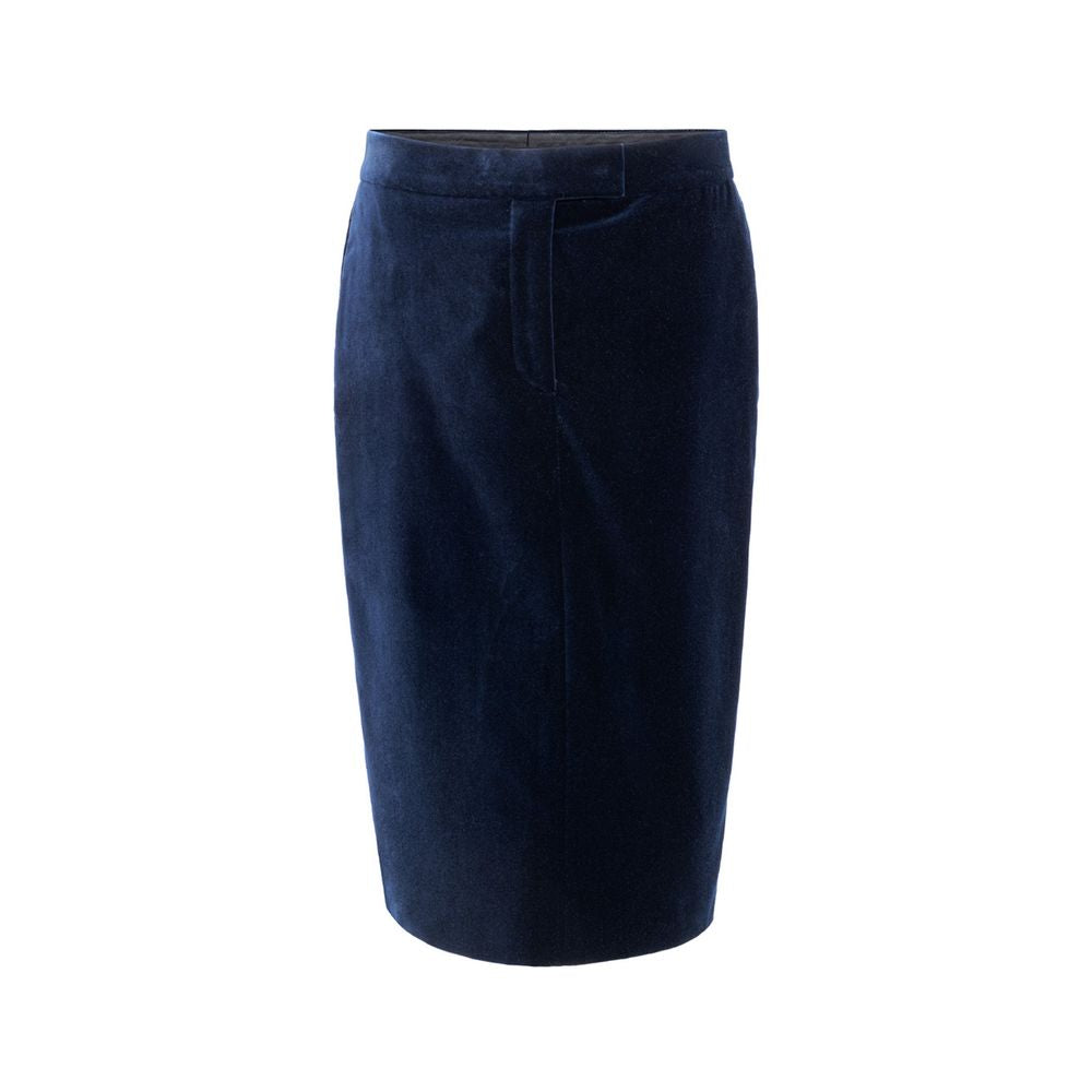 Blauer Baumwollrock