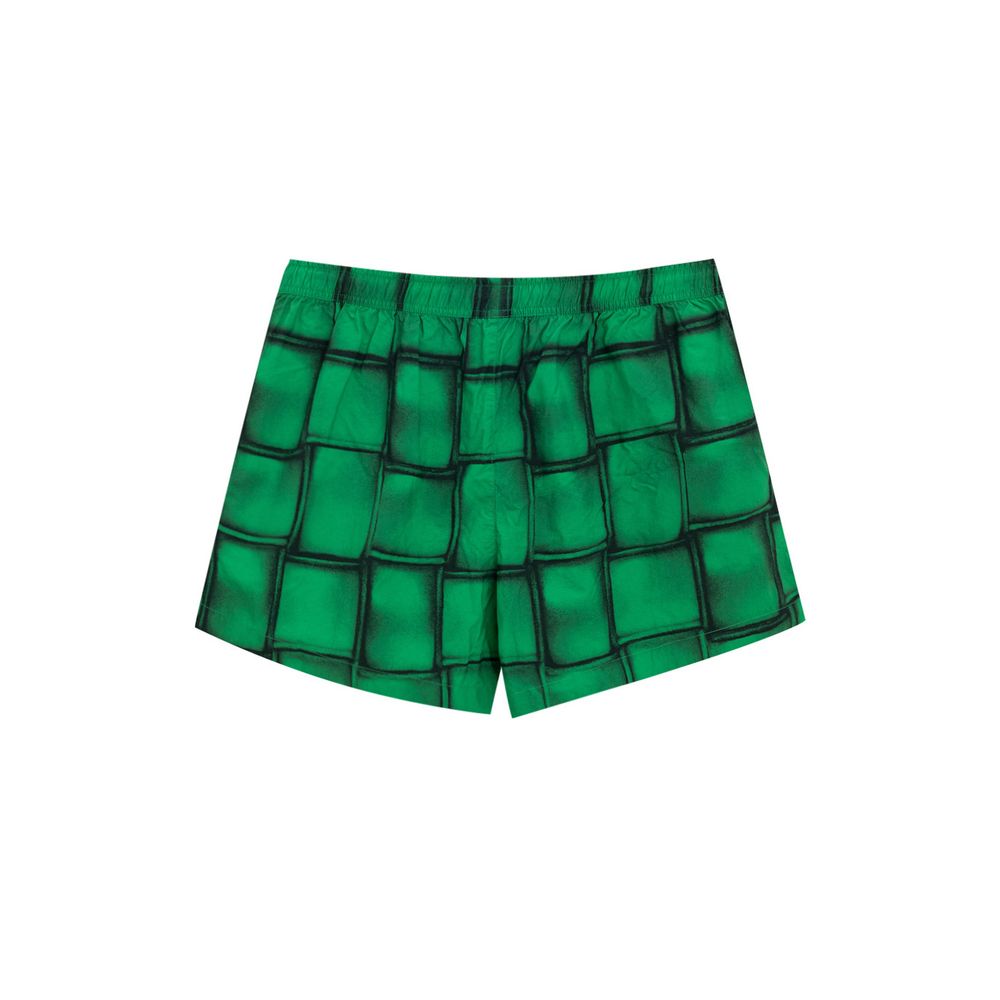 Grüne Badeshorts aus Polyamid