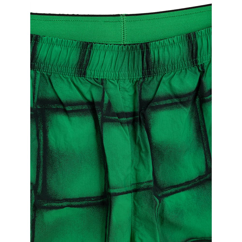 Grüne Badeshorts aus Polyamid