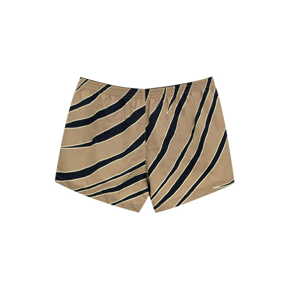 Beige Badeshorts aus Polyamid