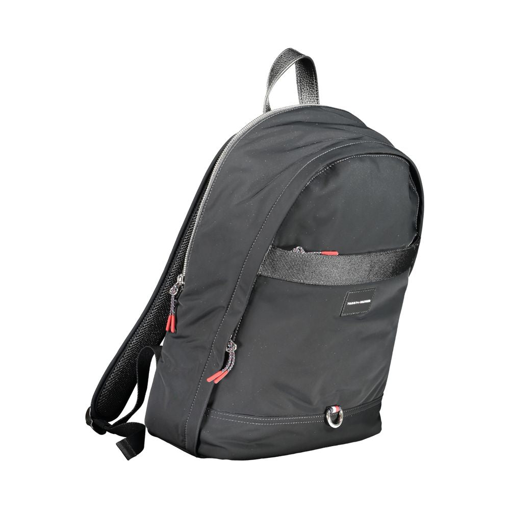 Schwarzer Polyester-Rucksack