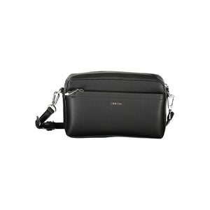 Schwarze Polyester Damen Handtasche