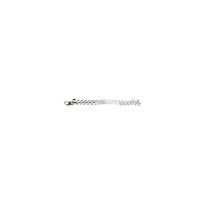 Minimal Logo Id Tag Bracelet