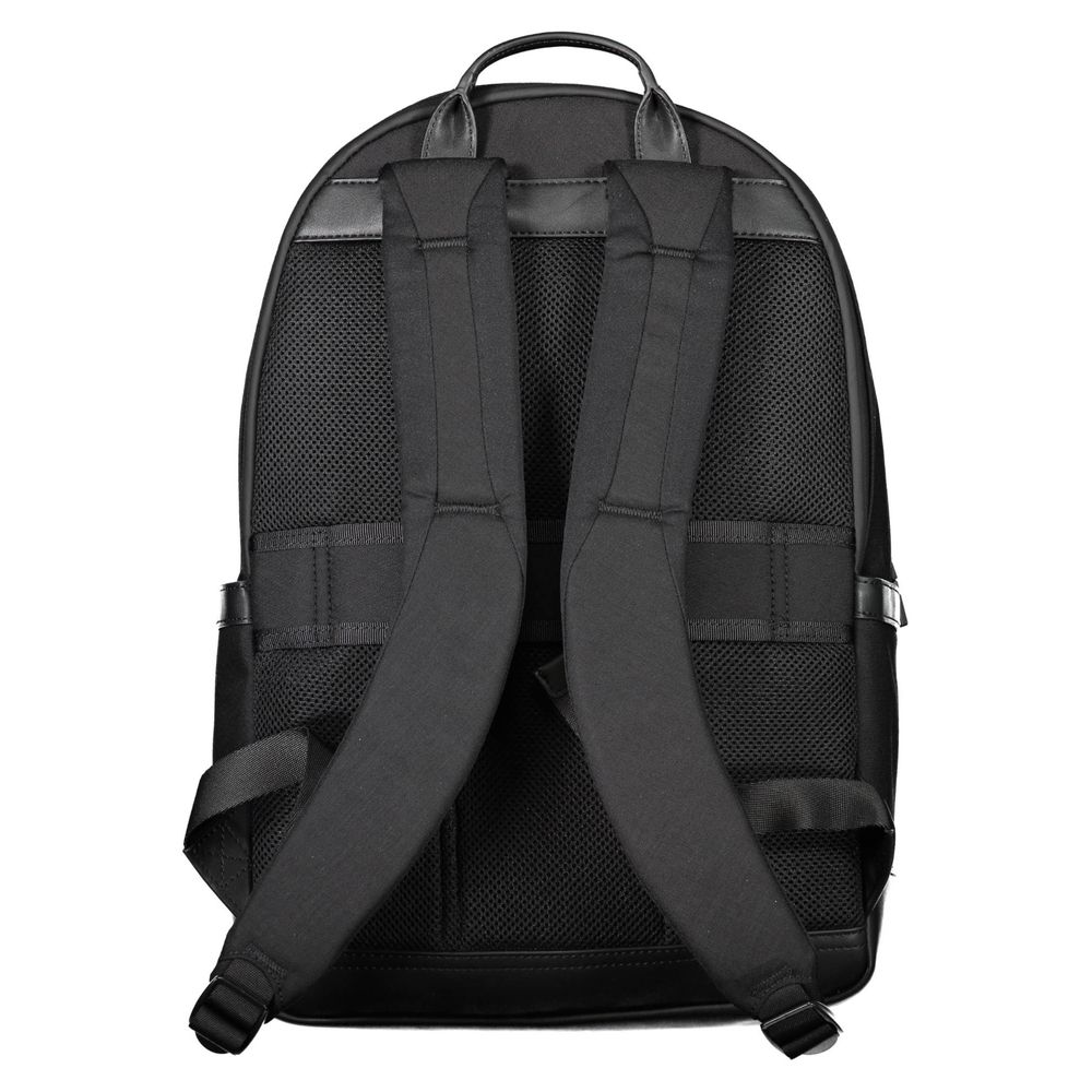 Schwarzer Nylon-Rucksack für Herren