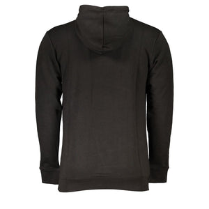 Schwarzer Baumwollpullover für Herren