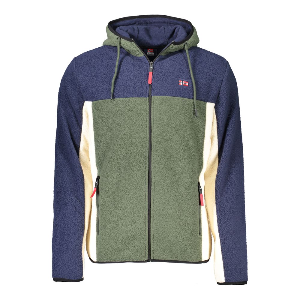 Grüne Polyester Herrenjacke