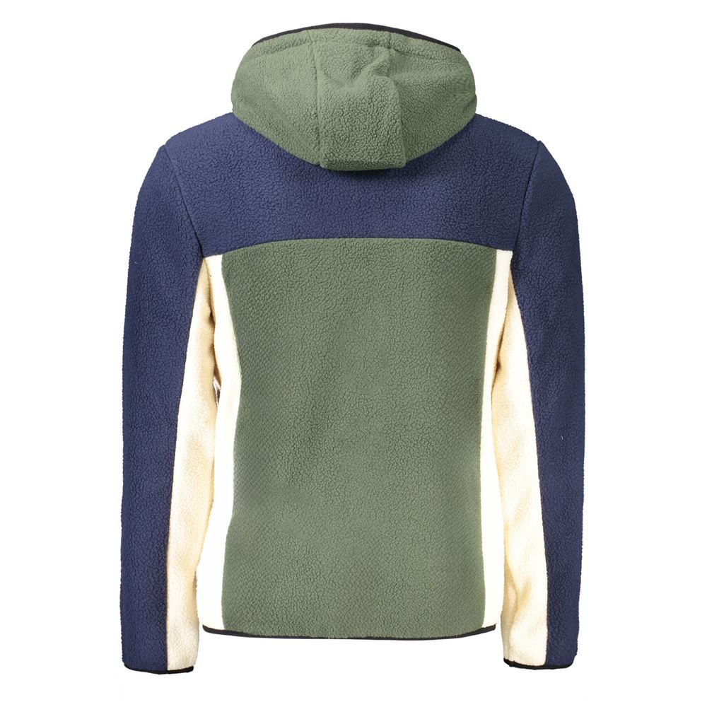 Grüne Polyester Herrenjacke