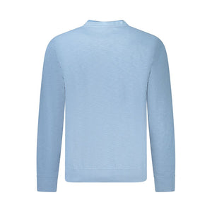 Hellblauer Herrenpullover aus Baumwolle