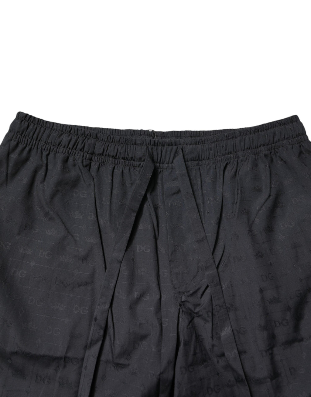 Schwarzes Pyjama-Set aus Baumwolle für Herren