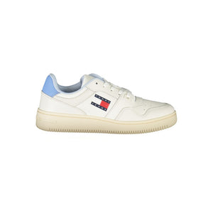 Weiße Leder Damen Sneaker