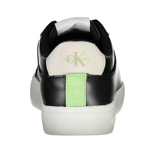 Schwarzer Polyester-Sneaker für Damen