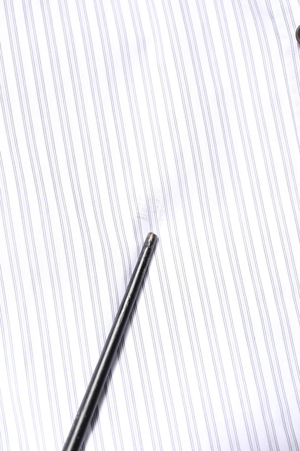 Dolce & Gabbana White Striped Cotton MARTINI Men Dress Shirt