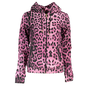 Rosa Baumwollpullover für Damen