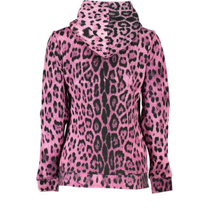 Rosa Baumwollpullover für Damen