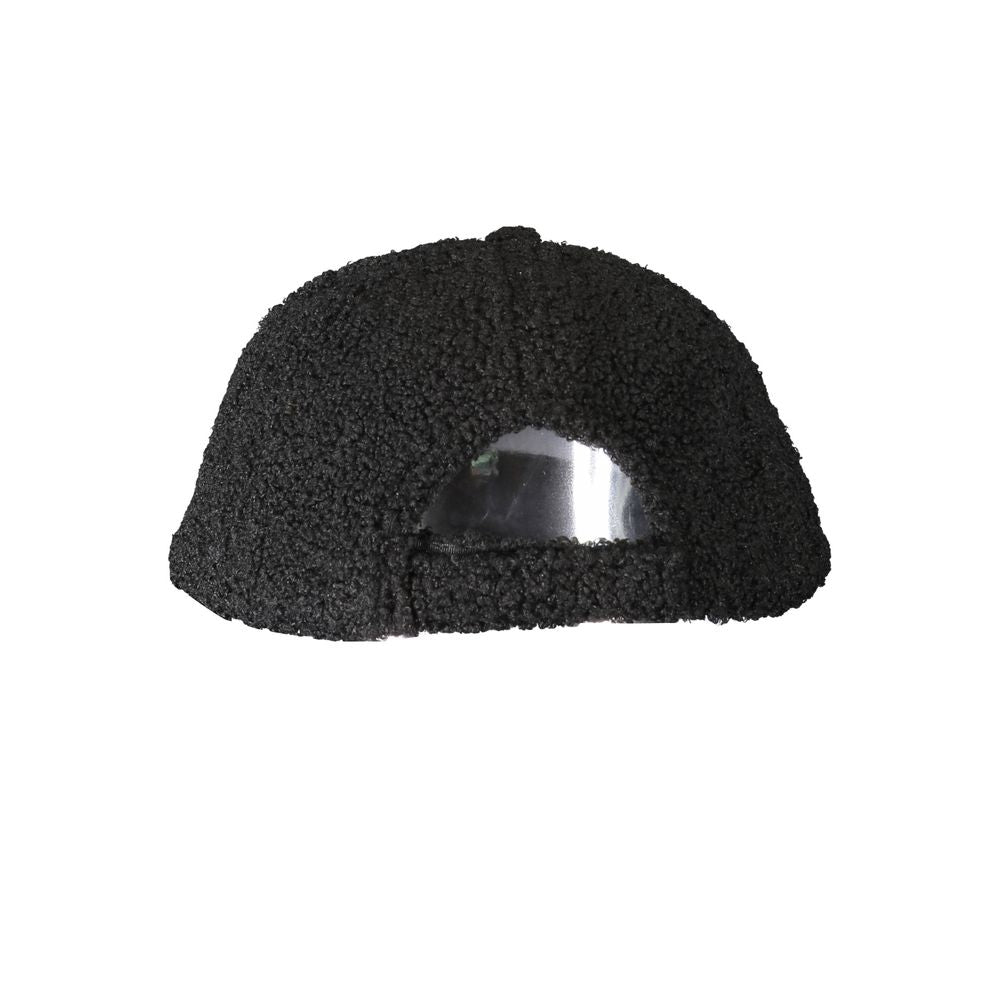 Schwarze Polyester-Mütze für Herren