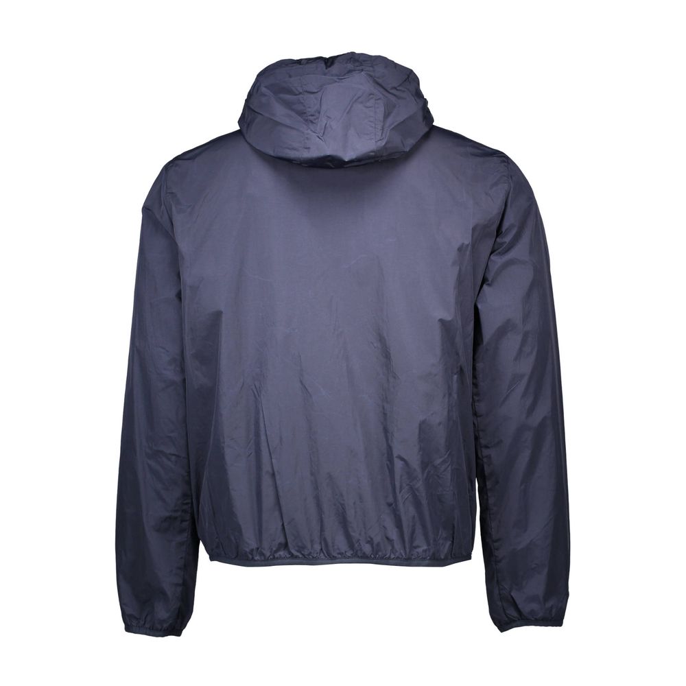 Blaue Nylonjacke für Herren