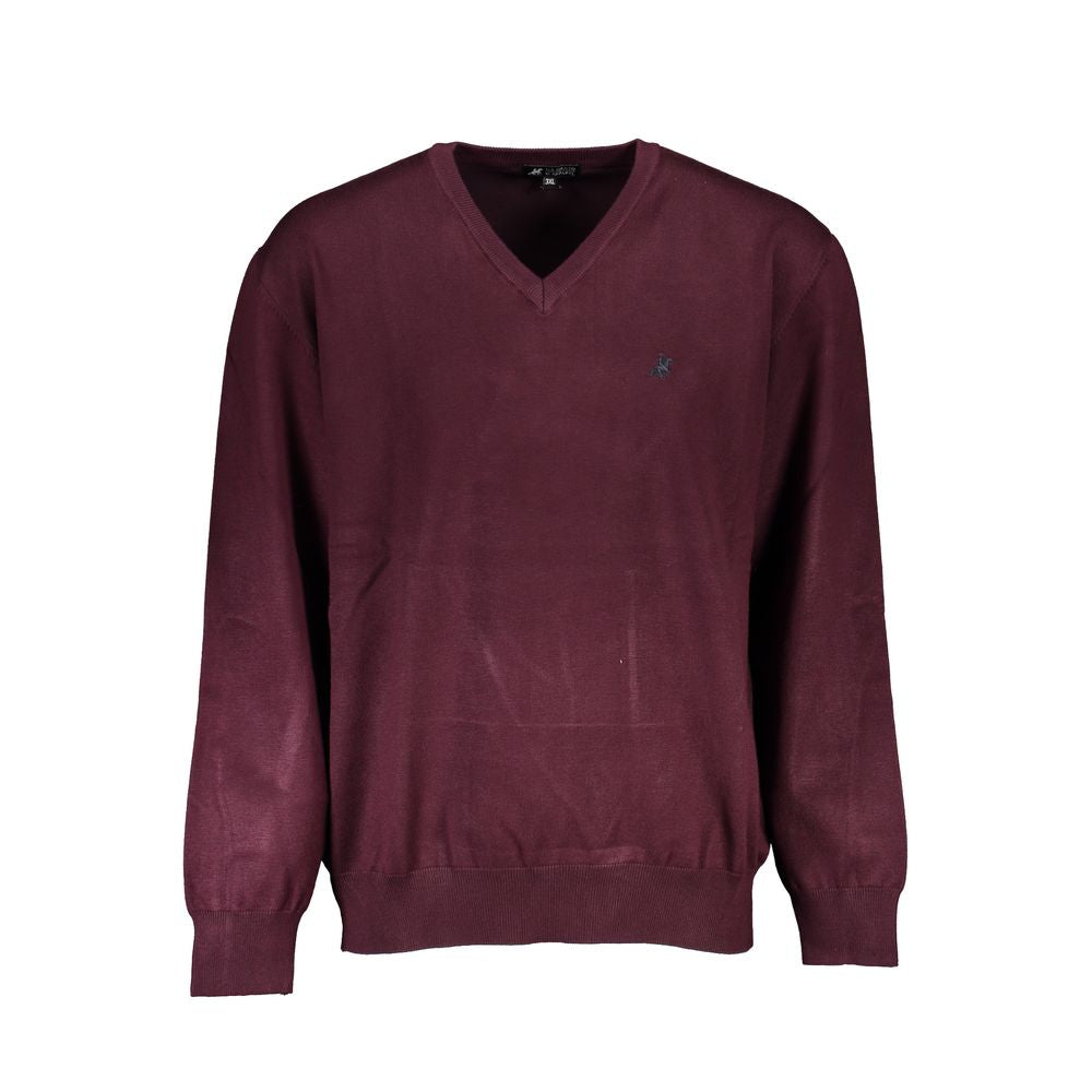 Roter Nylonpullover
