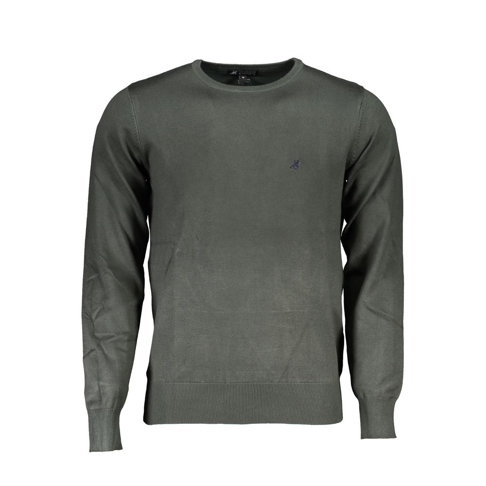 Grüner Nylonpullover